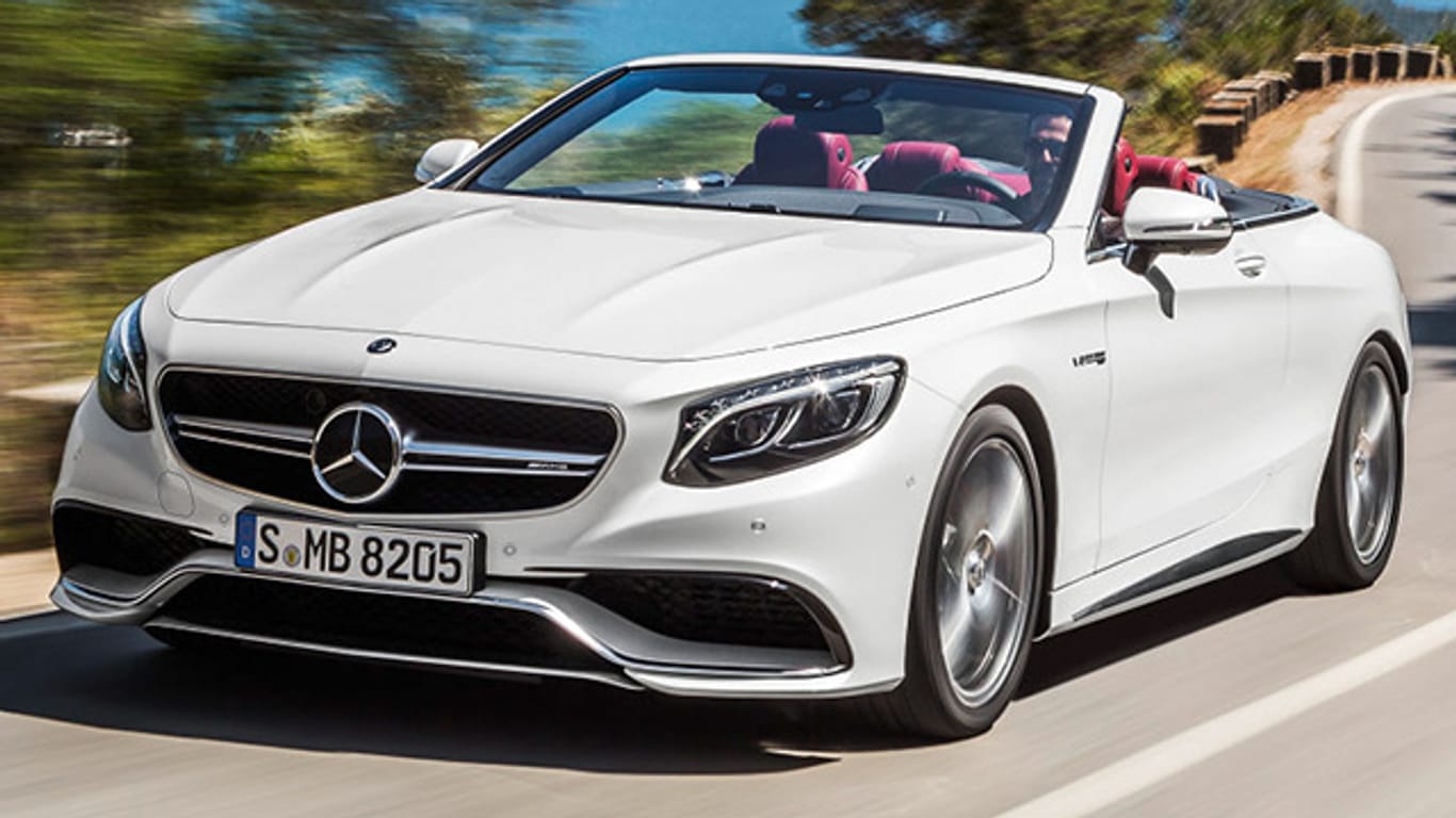 Offener Luxus: Hier ist das neue Mercedes S-Klasse Cabrio unterwegs.