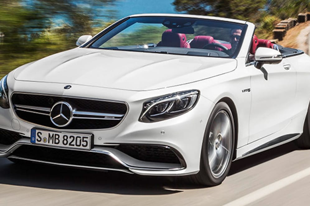 Offener Luxus: Hier ist das neue Mercedes S-Klasse Cabrio unterwegs.