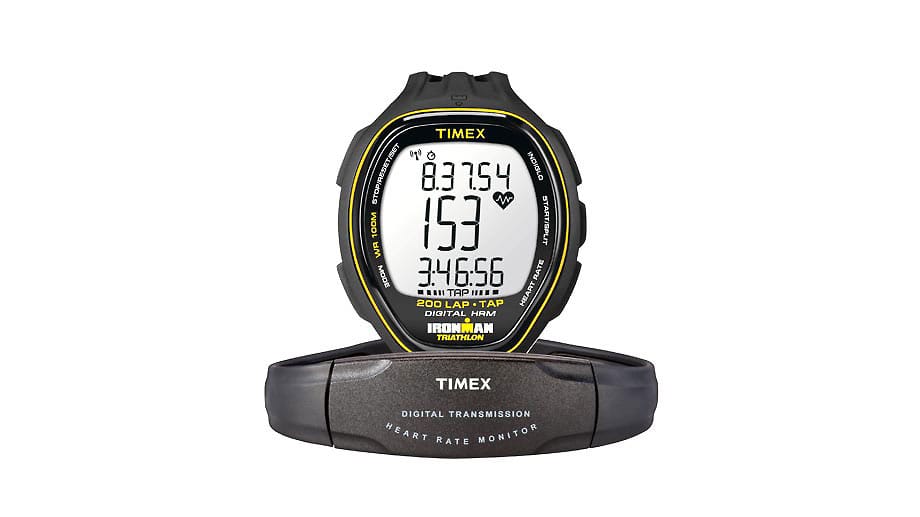 Der Personal Trainer unter den Herzfrequenzmessern: Der Ironman Target Trainer von Timex (um 150 Euro) ist mit Multi-Workout Speicher, digitaler Zielherzfrequenz, hörbarem Alarm und TapScreen ausgestattet.