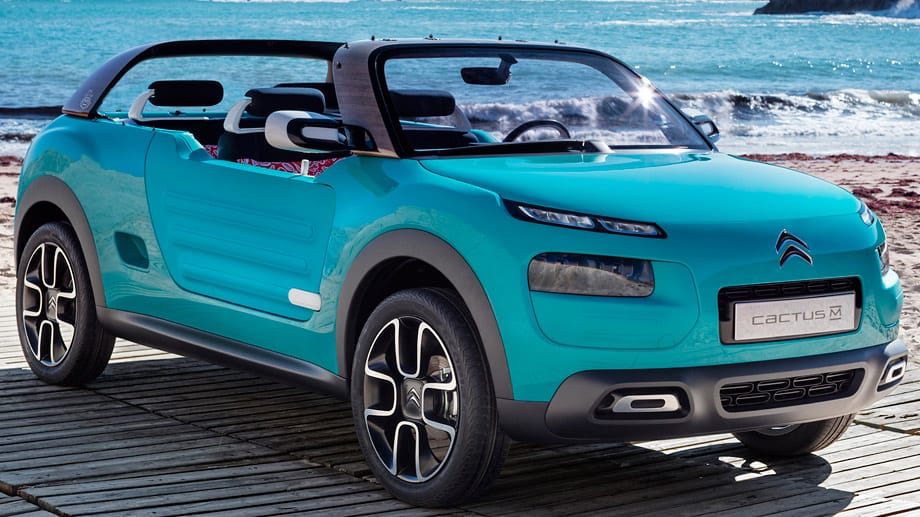 Citroën öffnet den Cactus - und so sieht das Modell aus.