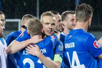 Die Nationalmannschaft Islands hat allen Grund zum Feiern.