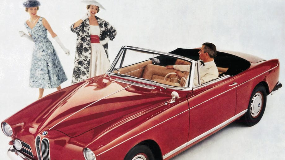 Werbung für das Cabriolet 503 in den Sechzigern.
