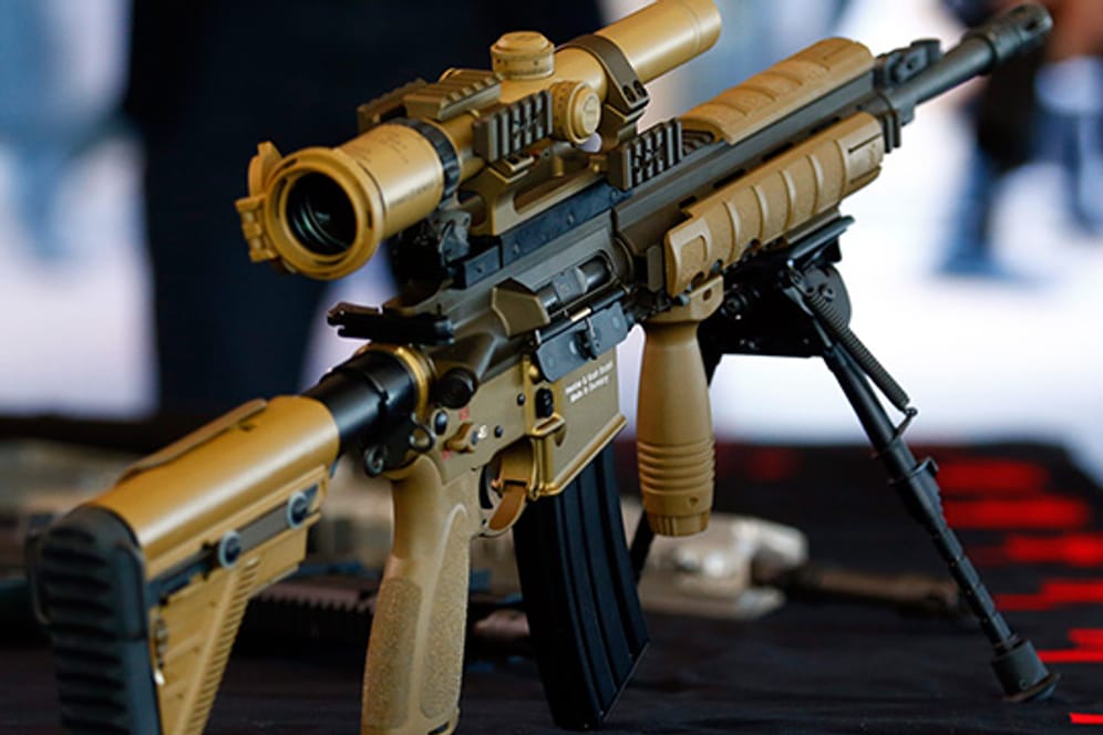 Das HK417 von Heckler & Koch: Auf dieser Waffe basiert das neue G27P, von dem die Bundeswehr schon 600 Stück bestellt hat.