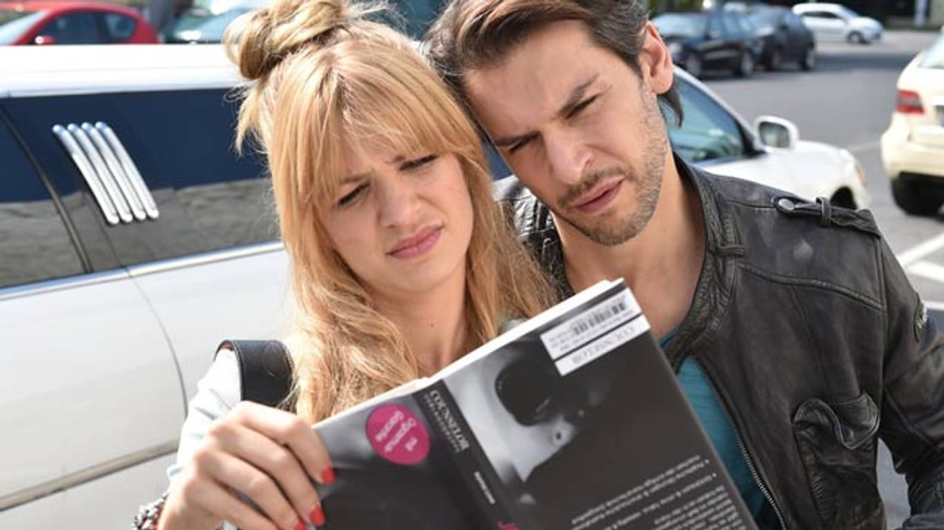 Susan Sideropoulos und Florian Odendhal in der Dailysoap "Mila".