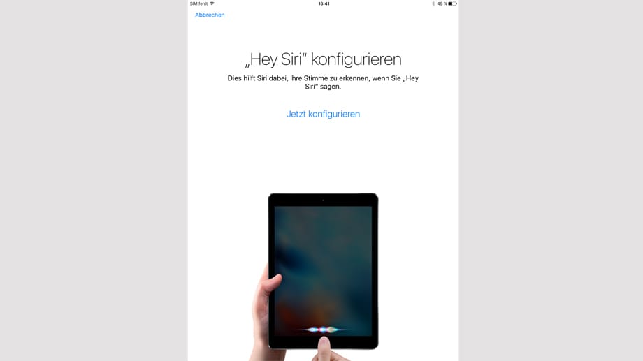 Auch in der deutschen Version von iOS 9 ist das Siri-Training machbar. Wir haben es mit dem iPad und der jüngsten Beta von iOS 9 getestet.