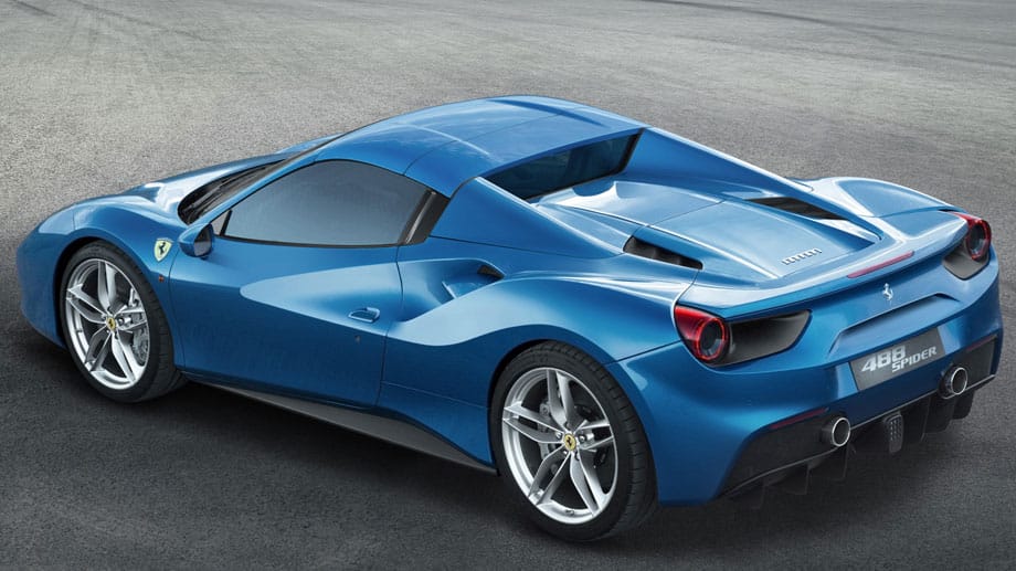 Als erster Hersteller weltweit setzt Ferrari ein binnen 14 Sekunden faltbares Hardtop bei einem Sportwagen mit Mittelmotor-Bauweise ein.