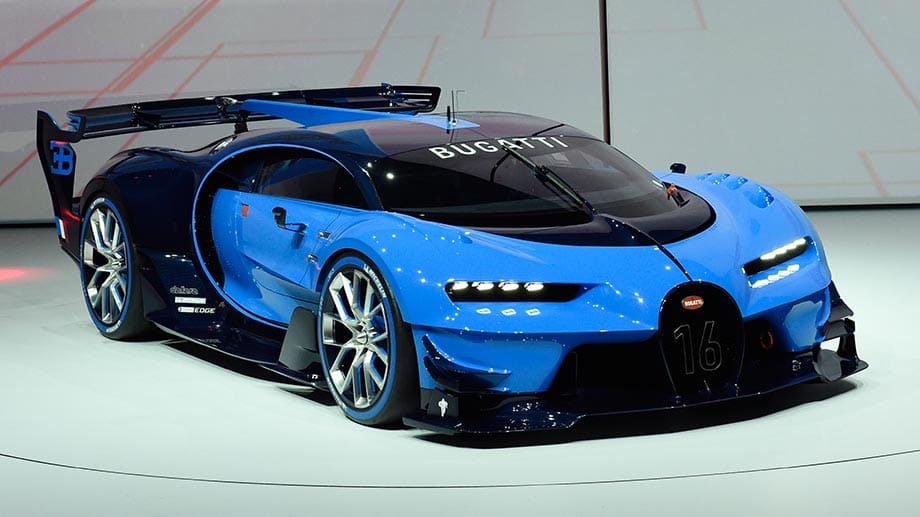 Der x-te Aufguss vom Bugatti Veyron ist das Bugatti Vision Concept Car.