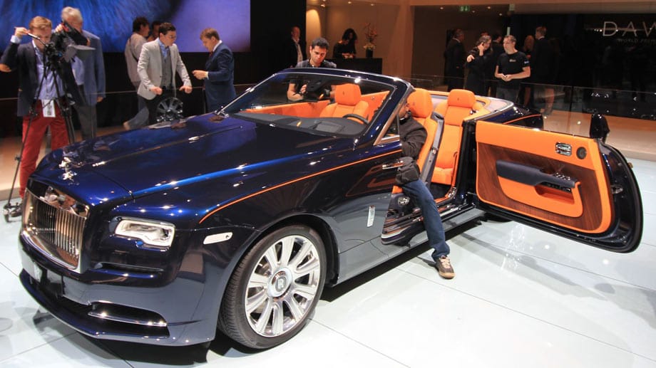 Auch Rolls-Royce stellte mit dem Dawn auf der IAA 2015 ein Auto vor, das in Erinnerung bleibt.