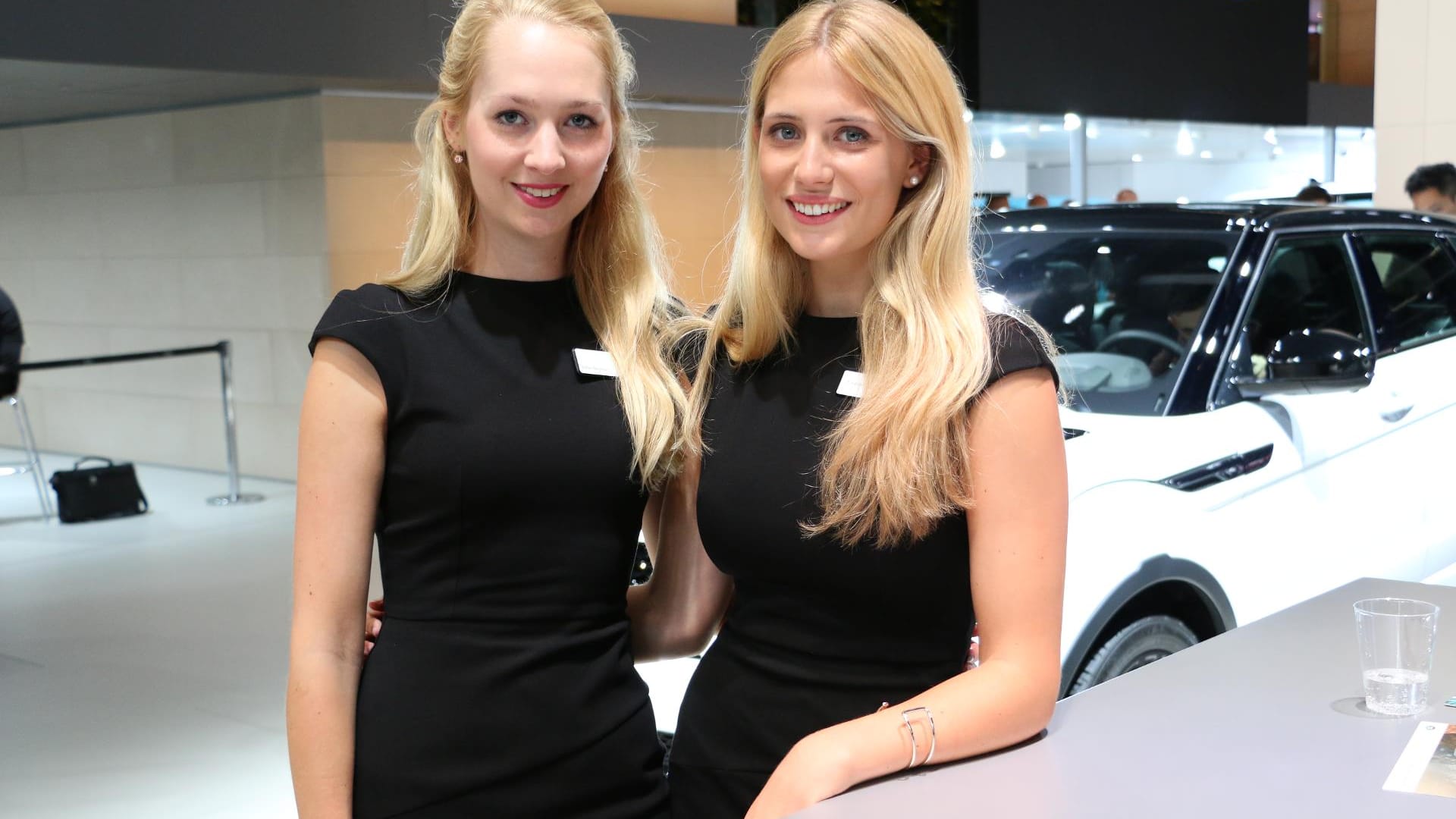 Messehostessen IAA 2015.