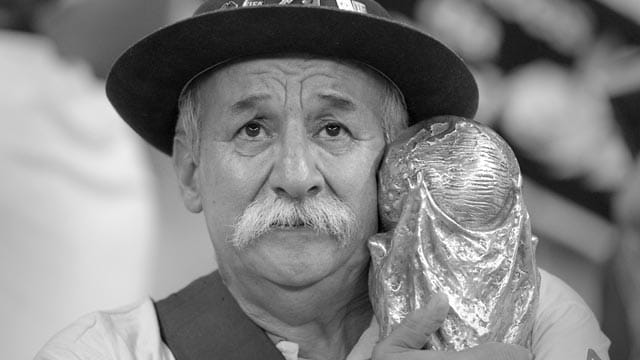 Bei der WM 2014 war er das Gesicht der brasilianischen Trauer: Clovis Acosta Fernandes.