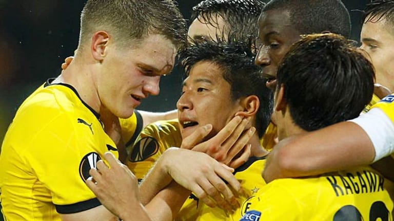 Dortmunds Matchwinner in der Europa League: Matthias Ginter (li.) und Joo-Ho Park.