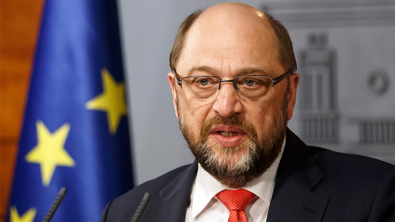 Der Streit über die Verteilung von Flüchtlingen sei "schändlich", sagt Martin Schulz.