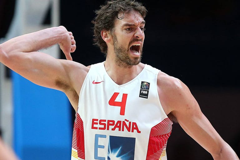 25 Punkte und zwölf Rebounds: Spaniens Pau Gasol drehte im Endspiel gegen Litauen nochmal richtig auf.