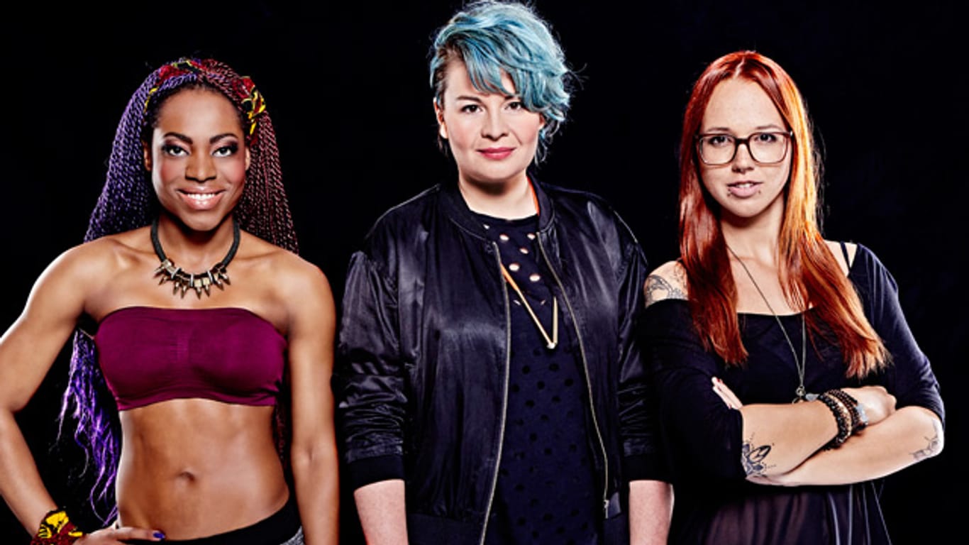 Bella Garcia, Miss Platnum und Stefanie Heinzmann (v.l.) - auch die neue Jury verhilft "Popstars" nicht zu neuer Popularität.