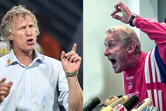 Zwei echte Heißsporne: Bochums Trainer Gertjan Verbeek und der frühere Bayern-Coach Giovanni Trapattoni.