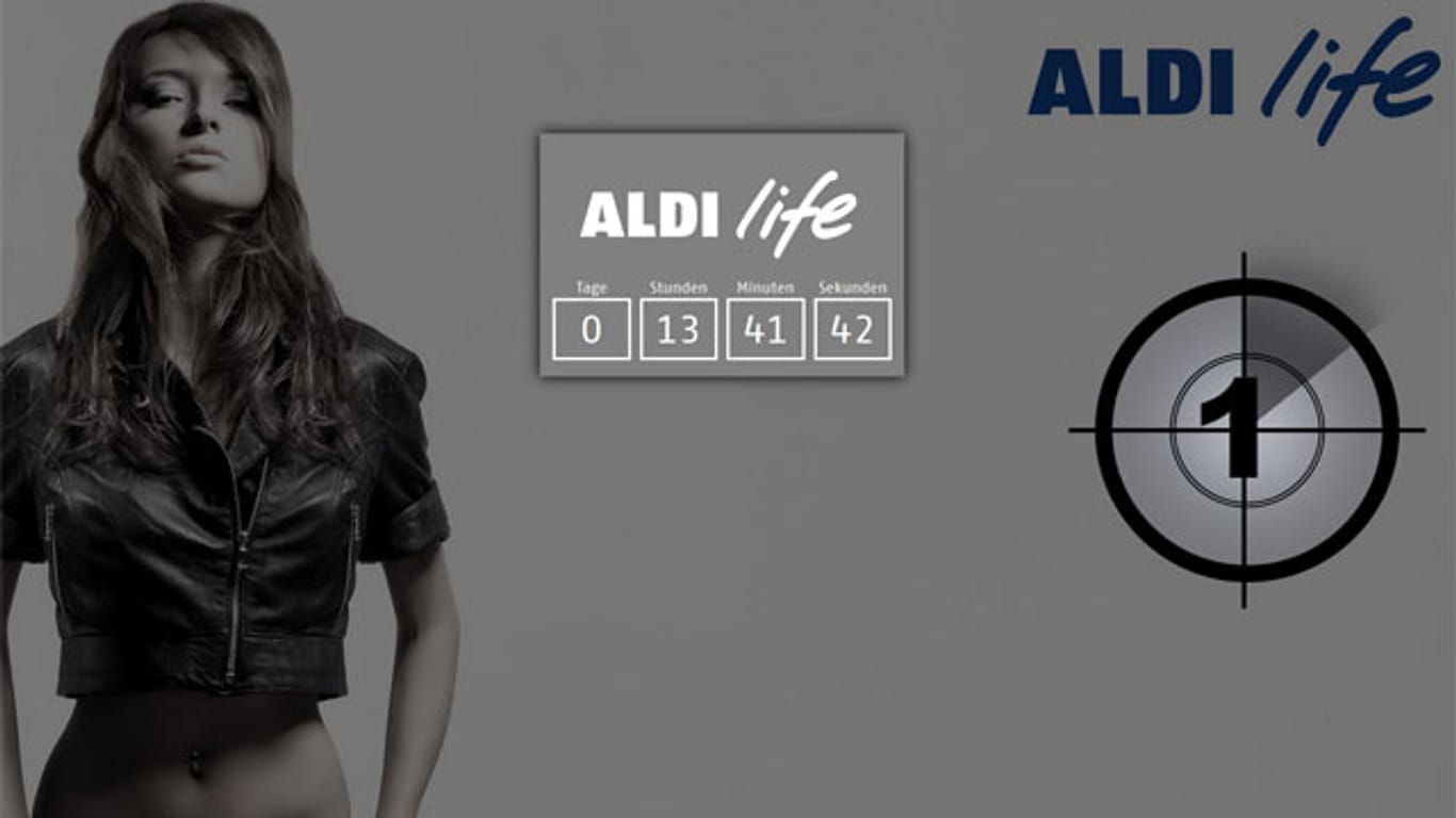 Der Countdown läuft: "Aldi life" startet am 24. September.