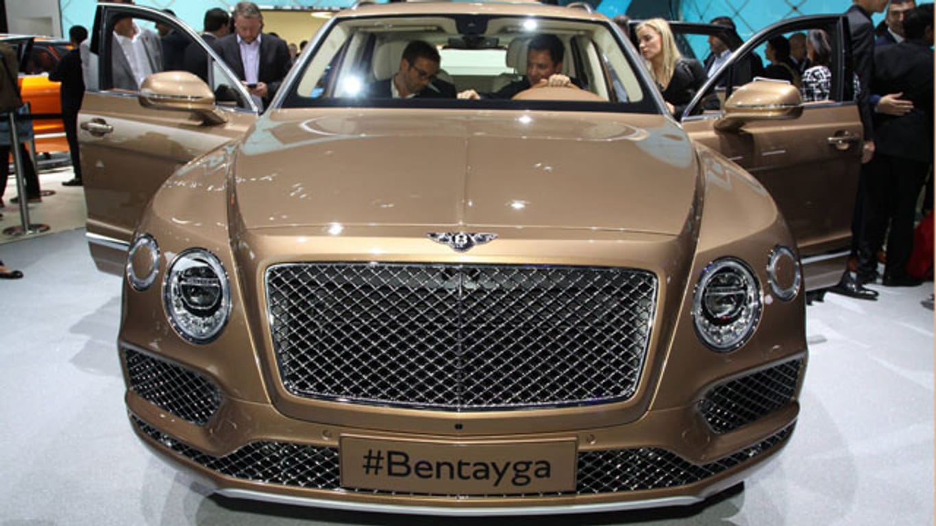 Bentley Bentayga - das SUV ist eine der Hauptattraktionen auf der IAA 2015.