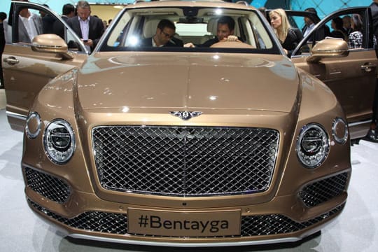 Bentley Bentayga - das SUV ist eine der Hauptattraktionen auf der IAA 2015.