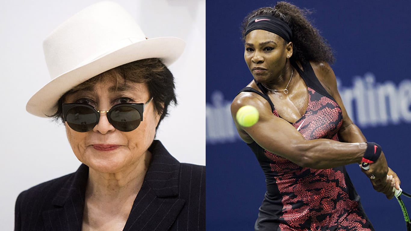 Im 2016er Pirelli-Kalender sollen starke Frauen gezeigt werden. Mit dabei: Künstlerin Yoko Ono und Tennisstar Serena Williams.