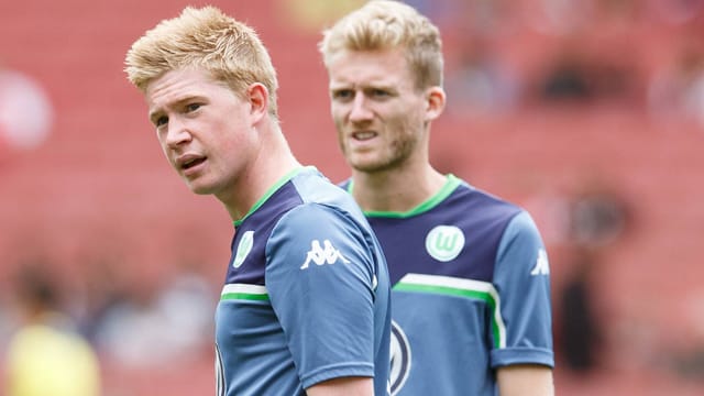 André Schürrle (re.) ist noch nicht aus dem Schatten von Kevin De Bruyne getreten. André Schürrle (re.) ist noch nicht aus dem Schatten von Kevin De Bruyne getreten.