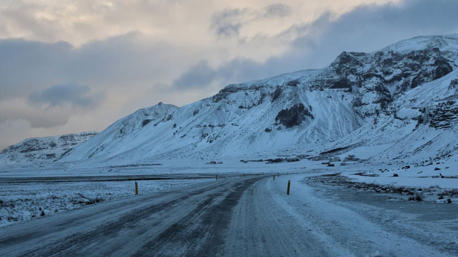 Island im Winter: Die Kälte unterstreicht die karge Schönheit des Landes.
