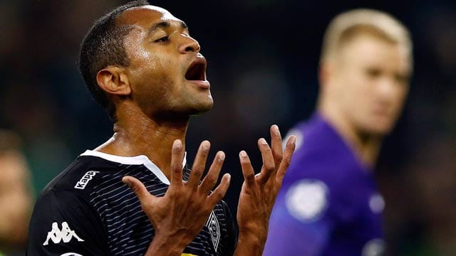 Frust pur: Gladbachs Raffael verschoss gegen Manchester City einen Elfmeter.