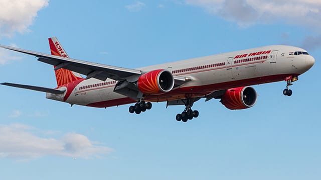 Eine Boeing 777-337 der Air India. Die Airline fliegt ab Dezember nonstop von Delhi nach San Francisco.