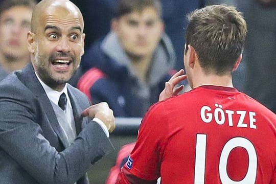 Auch Mario Götze (re.) scheint im dritten Jahr unter Pep Guardiola seine Rolle beim FC Bayern gefunden zu haben.