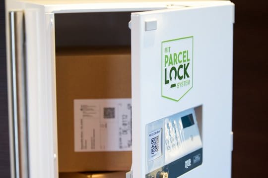 Parcel Lock: Der anbieterneutrale Paketkasten wurde gemeinsam von den Postkonkurrenten DPD, Hermes und GLS entwickelt.