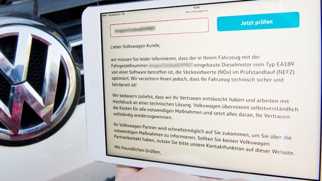 Abgas-Skandal: VW-Kunden fühlen sich im Stich gelassen.