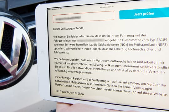 Abgas-Skandal: VW-Kunden fühlen sich im Stich gelassen.