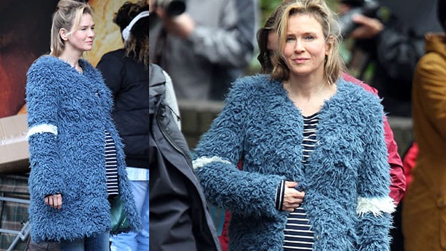 Renée Zellweger bei den Dreharbeiten zu "Bridget Jones 3".