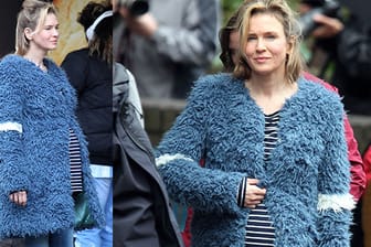 Renée Zellweger bei den Dreharbeiten zu "Bridget Jones 3".