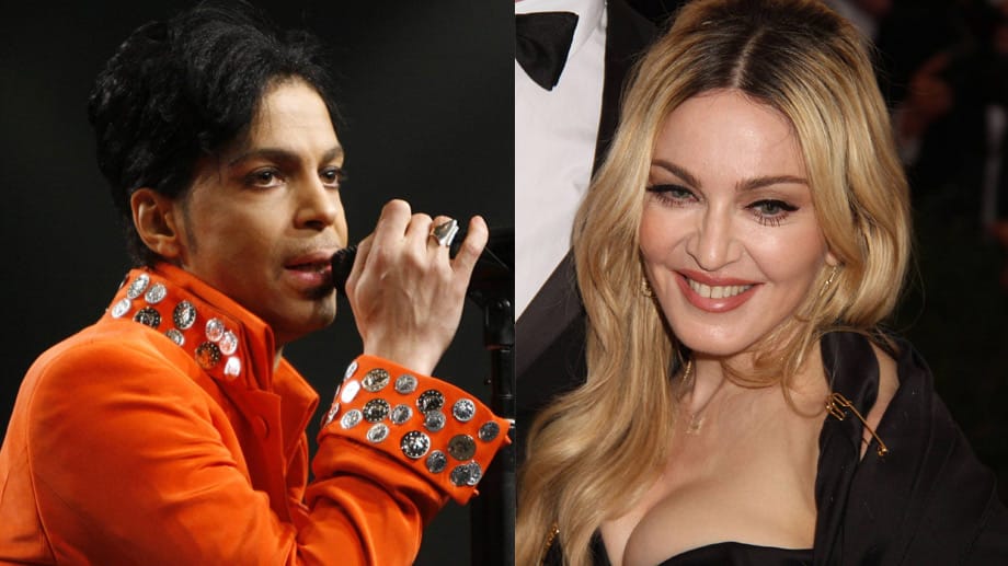 Prince gab für Madonna einige seiner Songs zum Besten.
