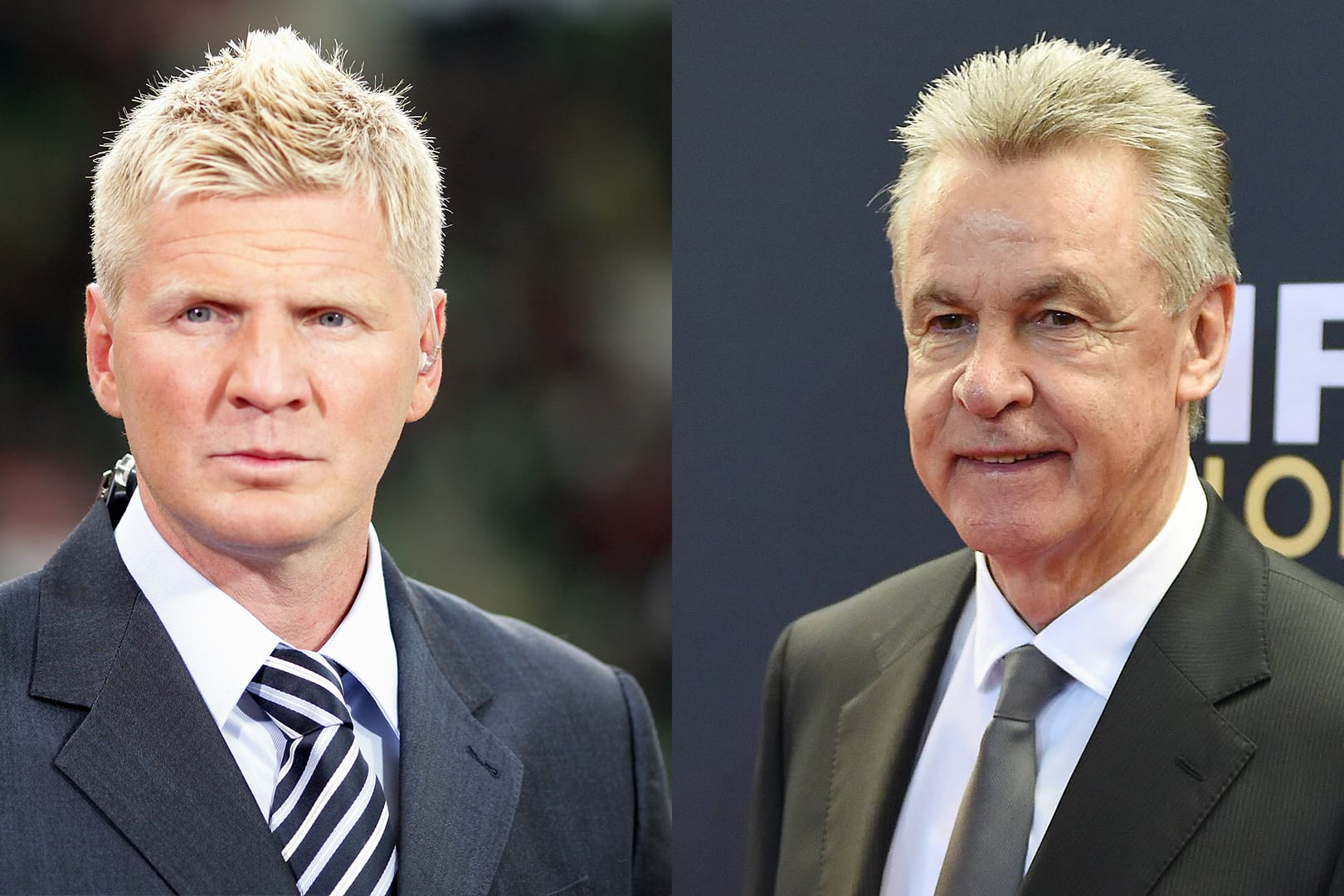 Alte Weggefährten: Stefan Effenberg (li.) und Ottmar Hitzfeld.