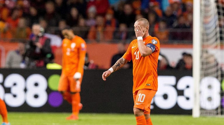 Wesley Sneijder und die Niederlande sind nicht bei der EM 2016 dabei.