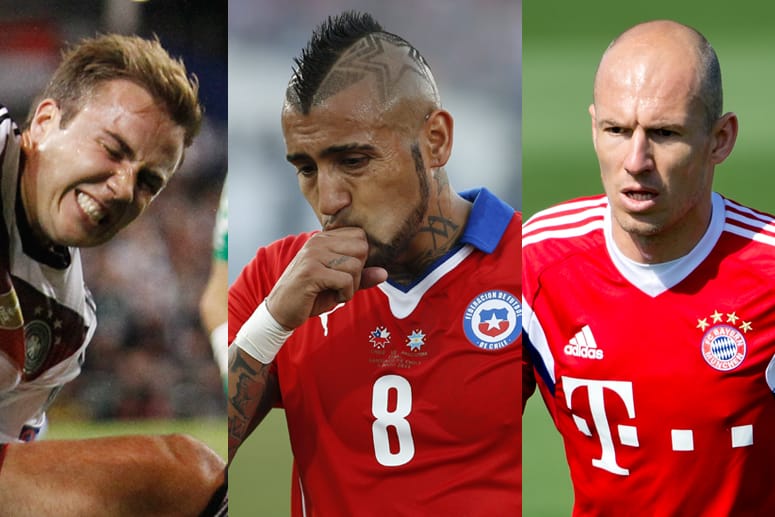 Weder Mario Götze, noch Arturo Vidal oder Arjen Robben sind topfit.