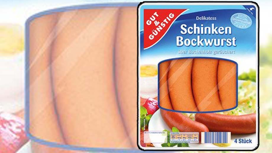 In einigen Würsten dieses Produkts wurde Käse gefunden.