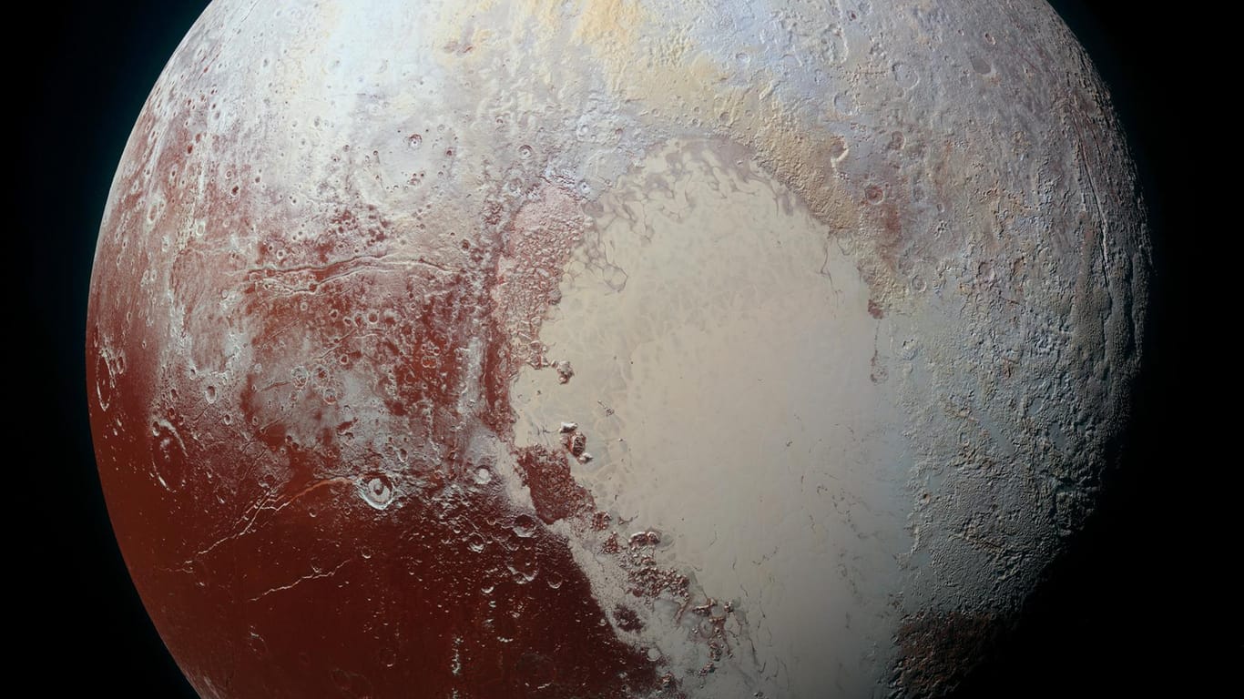 Die Nasa-Sonde "New Horizons" macht spektakuläre Entdeckungen auf Zwergplanet Pluto.