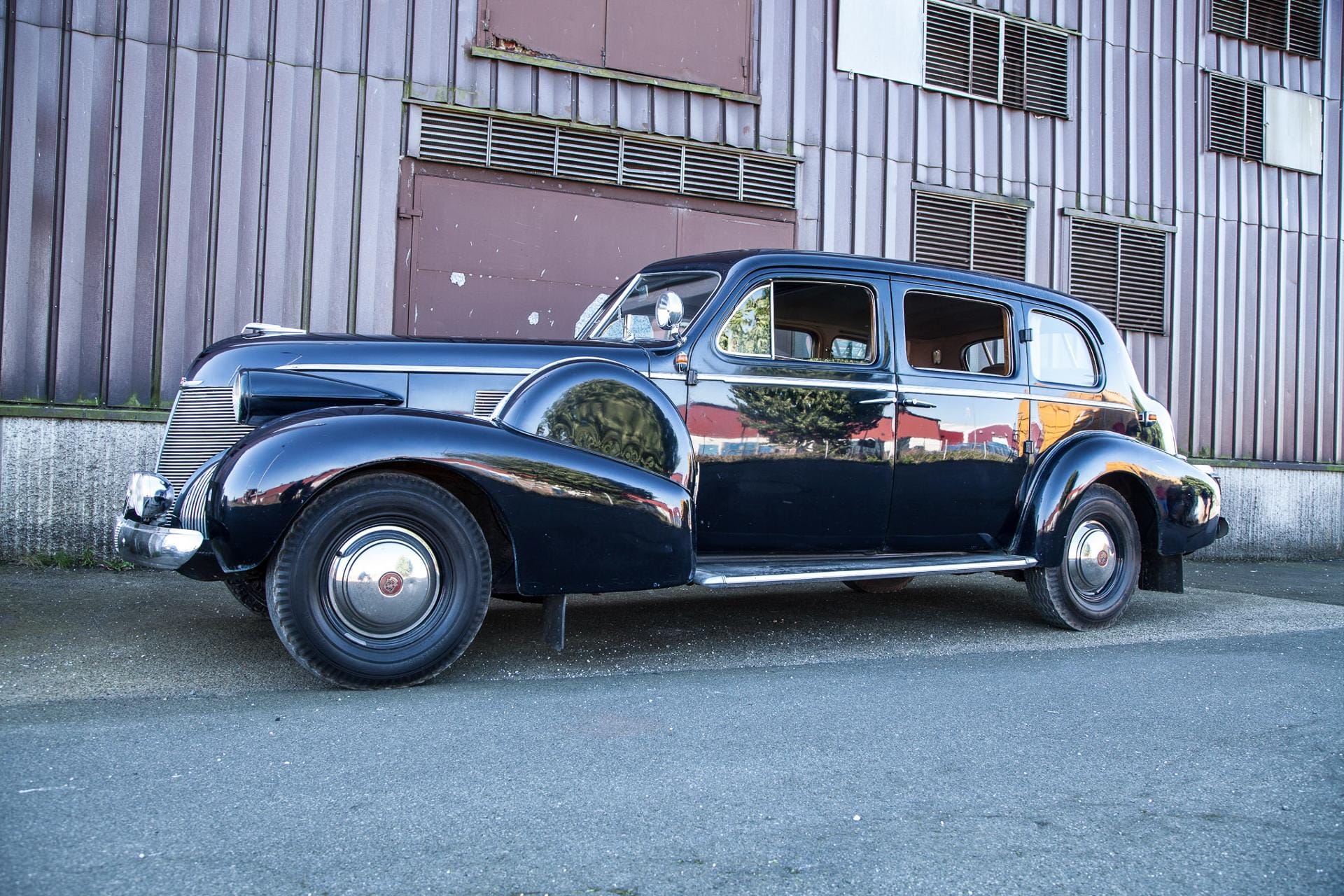 Die Königskarosse des schwedischen Königs Gustaf Adolf VI.: Ein Cadillac V8 aus dem Jahr 1939.