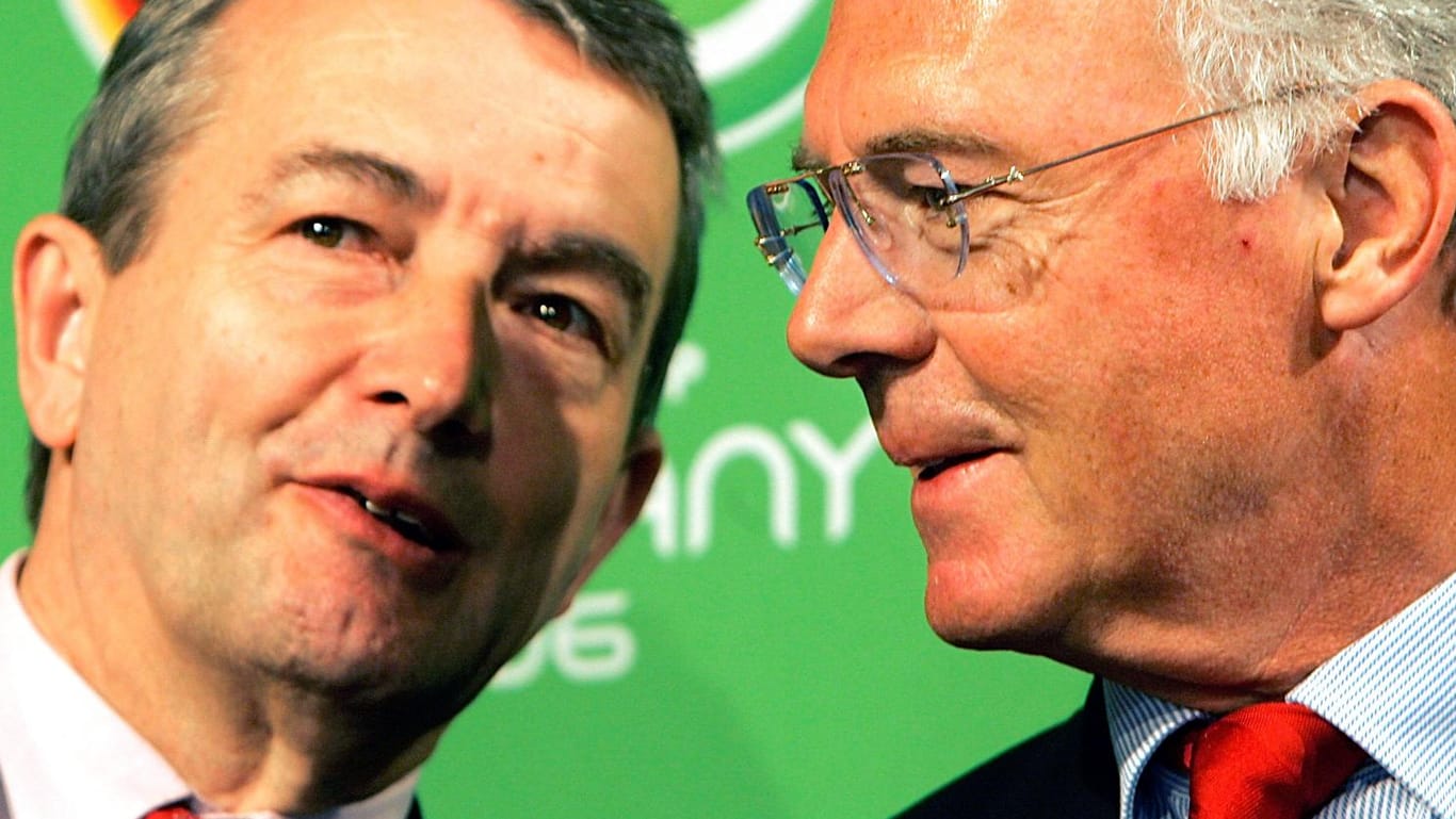 Wolfgang Niersbach (li.) und Franz Beckenbauer waren bei der WM 2006 im Organisationskomitee.