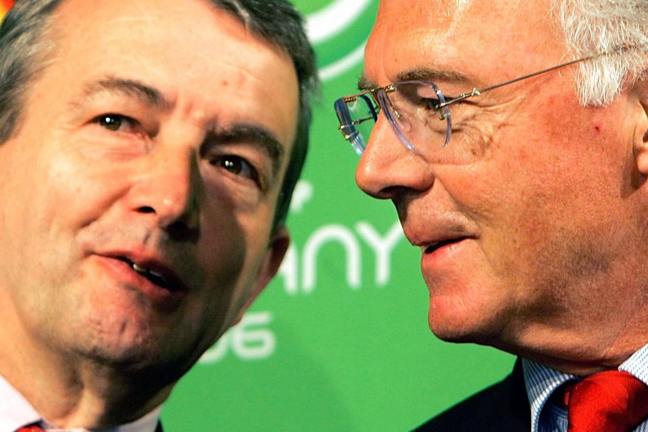 Wolfgang Niersbach (li.) und Franz Beckenbauer waren bei der WM 2006 im Organisationskomitee.