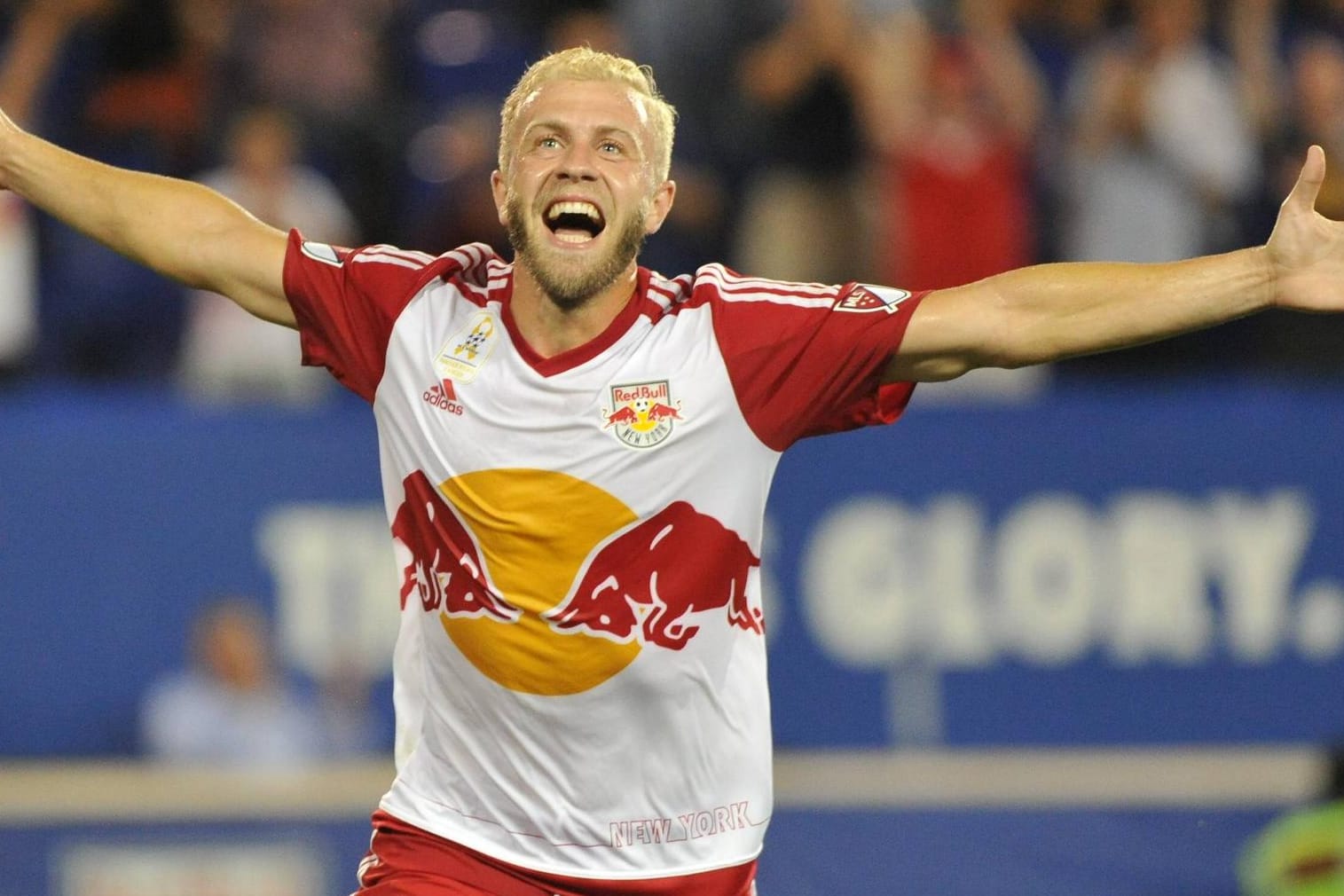 New Yorks Mike Grella netzt gegen Philadelphia bereits nach sieben Sekunden.