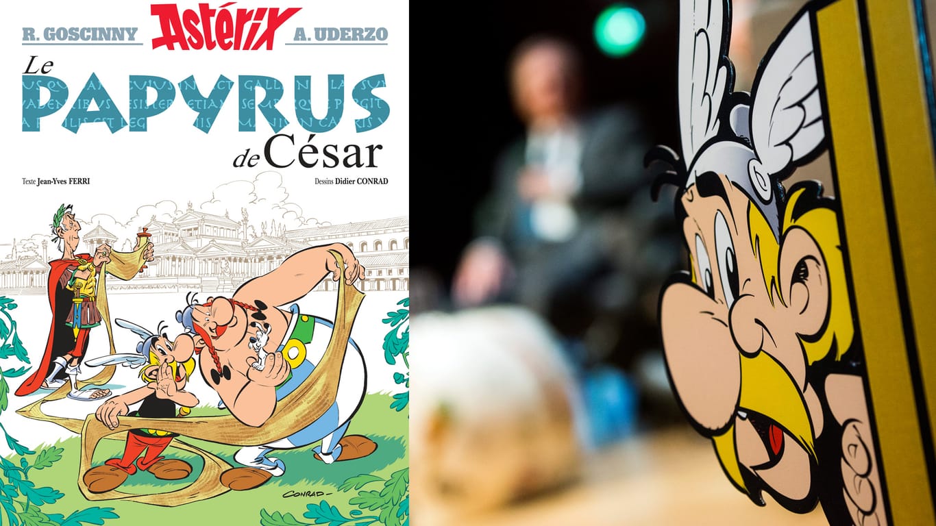 Wikilix-Affäre: Im neuesten "Asterix"-Band, "Der Papyrus des Cäsar", geht es um die Kontrolle von Information.