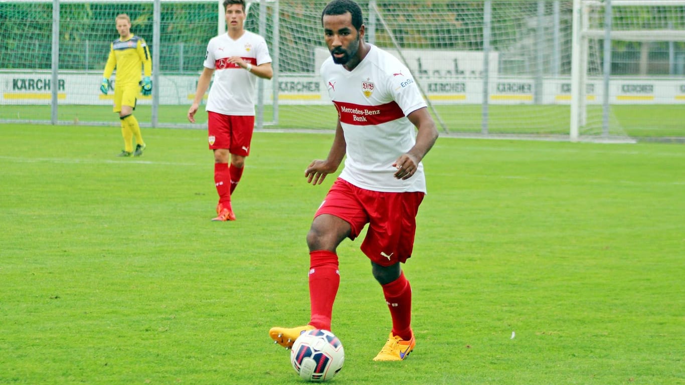 Cacau hielt sich zuletzt beim VfB Stuttgart II fit.