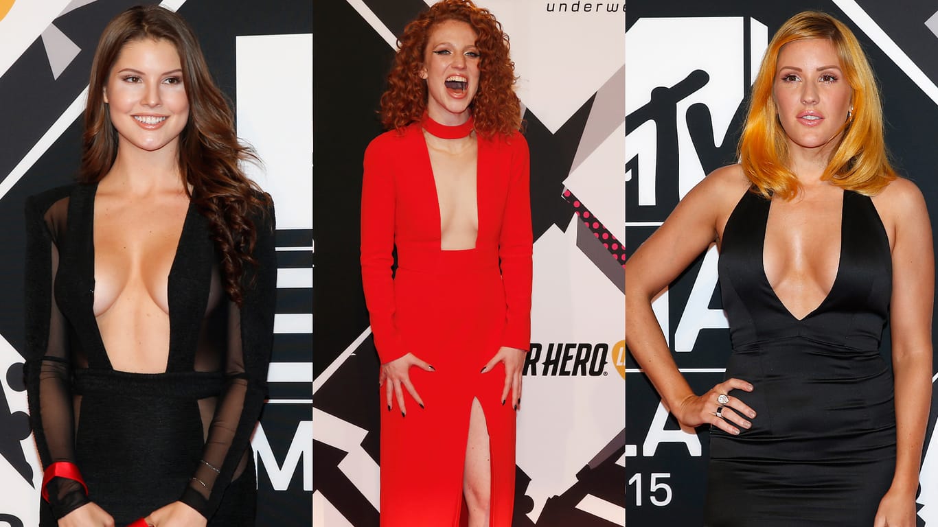 Amanda Cerny, Jess Glynne und Ellie Goulding bei den MTV Europe Music Awards.