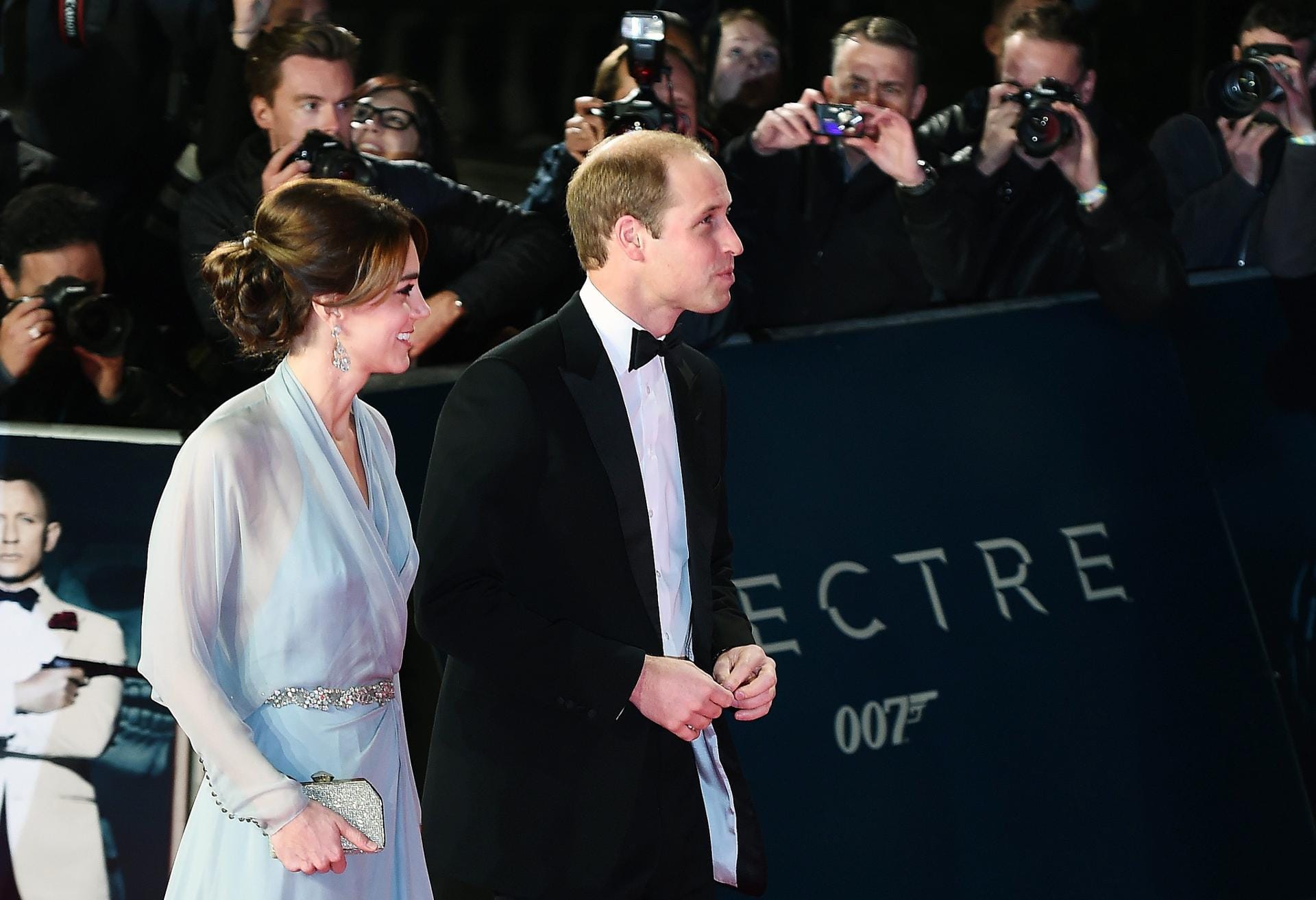 Auch Prinz William und seine Frau Herzogin Kate ließen sich das Spektakel nicht entgehen.