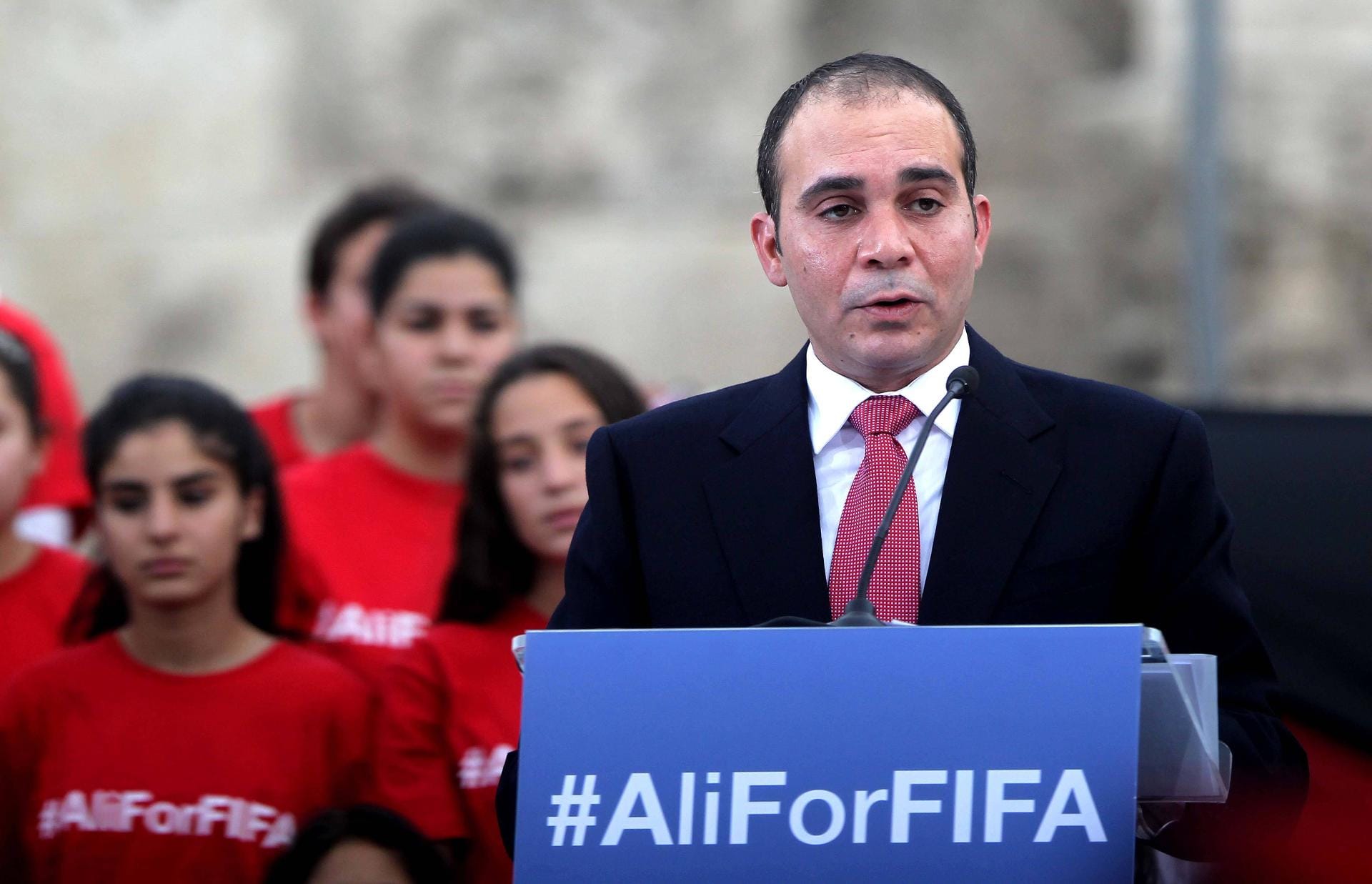 Prinz Ali bin Al Hussein kandidiert für das Amt des FIFA-Präsidenten.