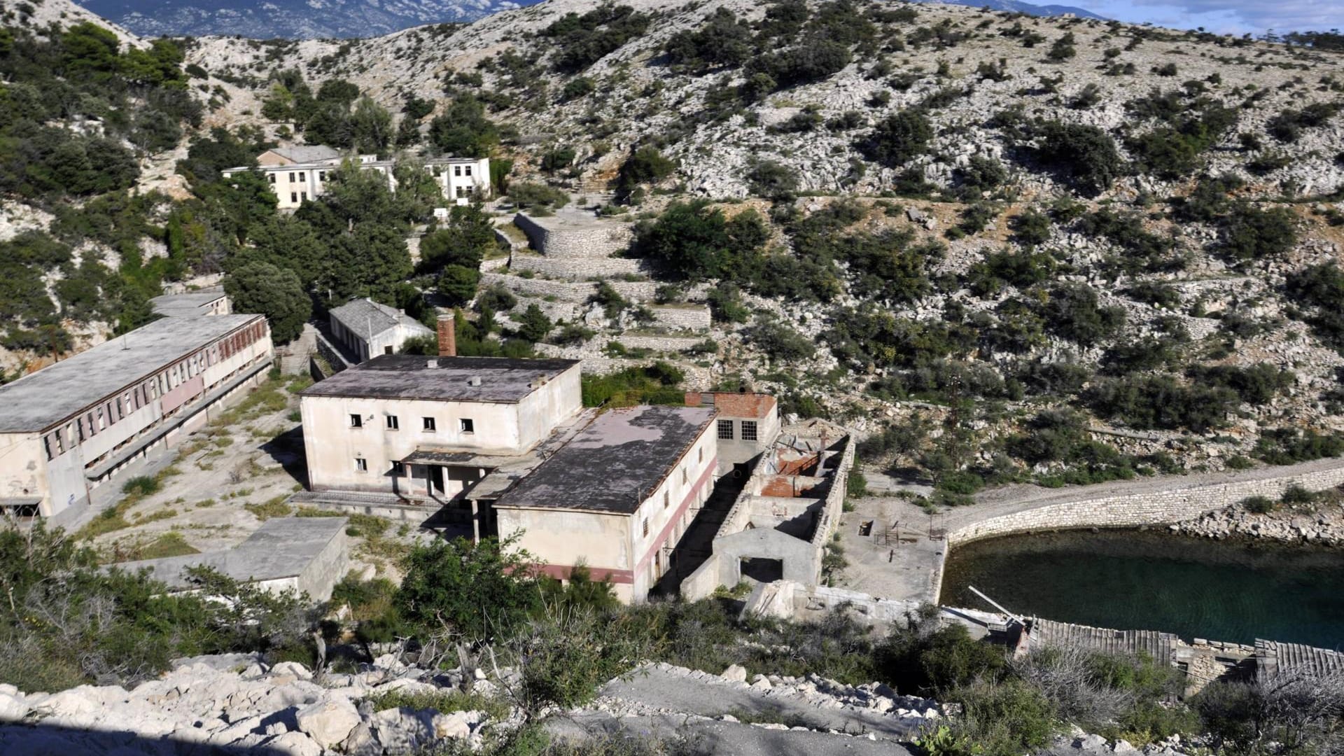 Goli otok - die Gefängnisinsel vor Kroatien.