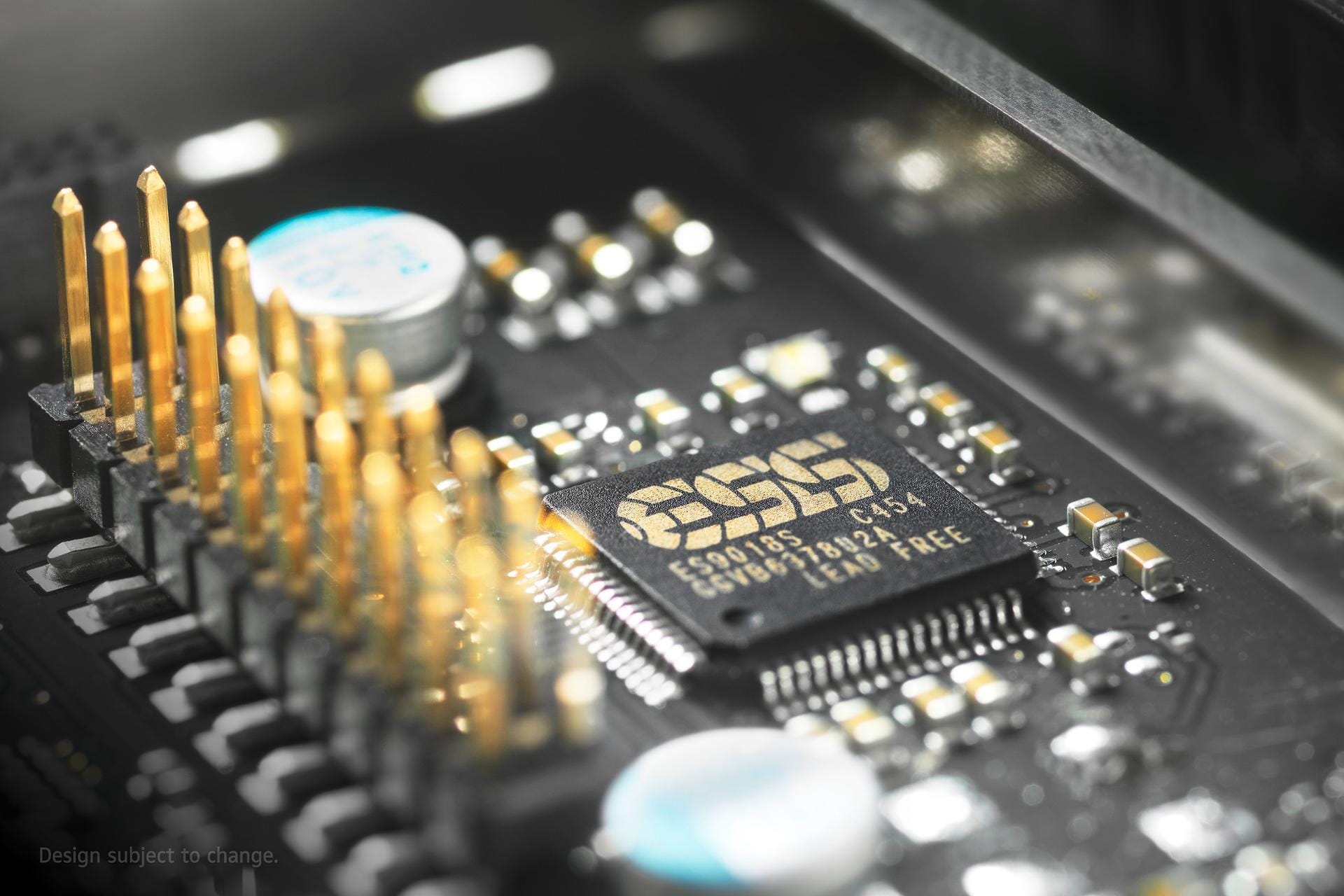 Zur Konvertierung der digitalen Musikdaten in analoge Signale nutzt der Orpheus den ESS SABRE ES9018 Chip – eine Referenz im Bereich der Digital-Analog-Wandler.